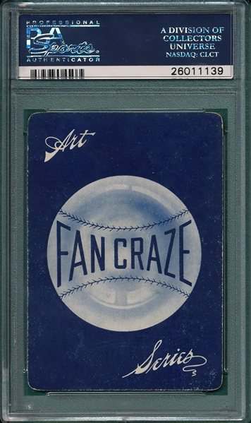 1906 Fan Craze Billy Keeler PSA 5