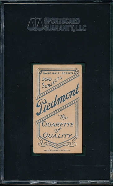 1909-1911 T206 Abbott Piedmont Cigarettes SGC 60
