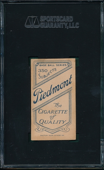 1909-1911 T206 Cross Piedmont Cigarettes SGC 60
