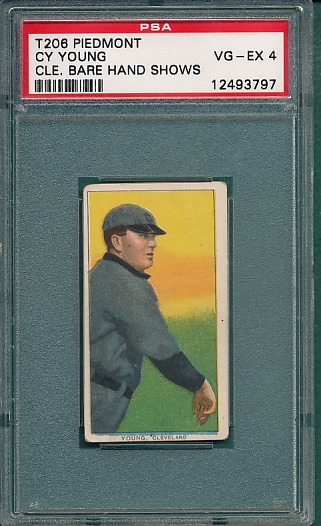 1909-1911 T206  Young, Cy, Bare Hand, PSA 4