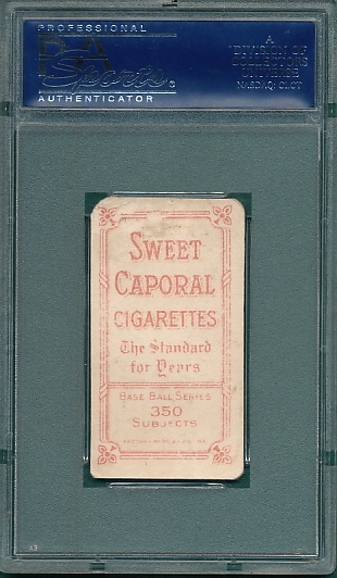 1909-1911 T206 Cobb, Bat Off, Sweet Caporal Cigarette PSA Authentic