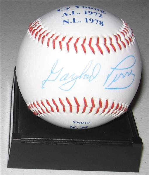Gaylord Perry Signed Baseball JSA Authenticated