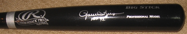 Rollie Fingers Signed Bat JSA Authentic