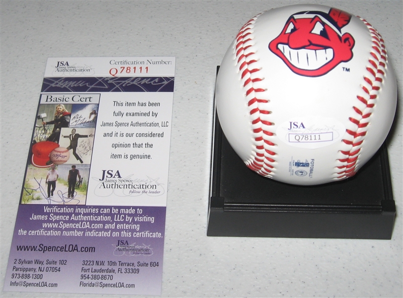 Bob Feller Signed Baseball JSA Authenticated