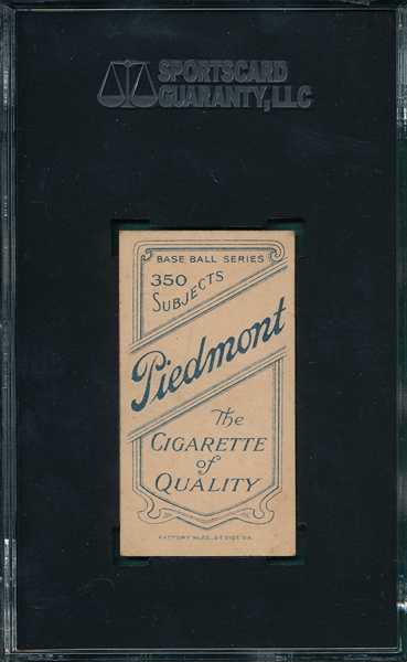 1909-1911 T206 Lennox Piedmont Cigarettes SGC 60