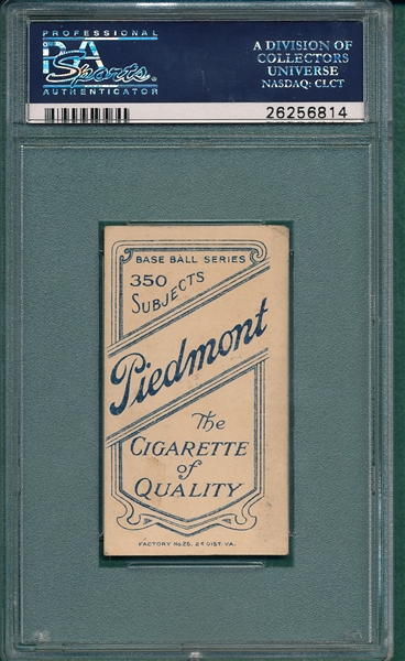 1909-1911 T206 Schrim Piedmont Cigarettes PSA 5.5