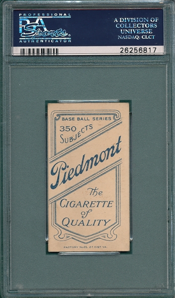 1909-1911 T206 Dessau Piedmont Cigarettes PSA 5