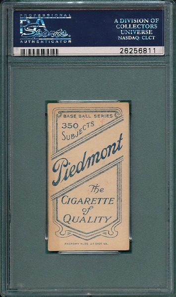 1909-1911 T206 Hall Piedmont Cigarettes PSA 4.5