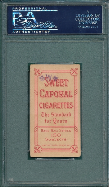 1909-1911 T206 Mathewson, White Cap, Sweet Caporal Cigarettes PSA 4 (MK) *Factory 25*