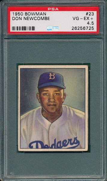 1950 Bowman #23 Don Newcombe PSA 4.5 *SP* *Rookie*