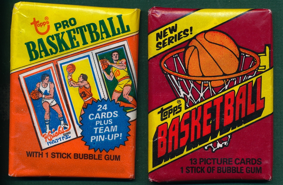 1980-81 & 81-82 Topps BSKT Unopened Packs *Bird/Magic Rookie?*