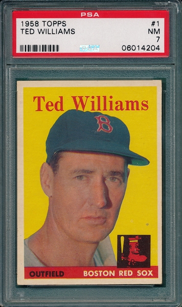 1958 Topps #1 Ted Williams PSA 7