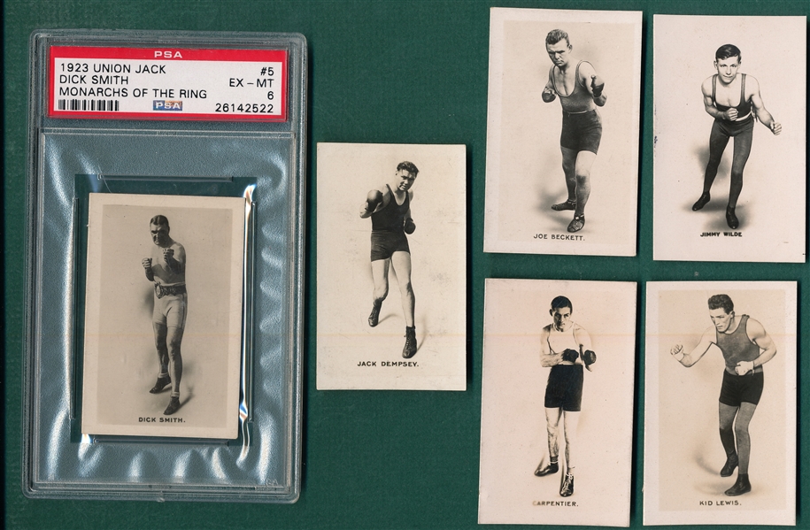 1923 Union Jack Boxing Complete Set (6) W/ Jack Dempsey