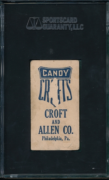 1909 E92 Germany Schaefer Croft's Candy (Blue) SGC 10