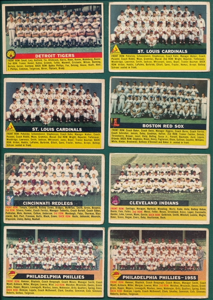 1956 Topps Lot of (103) W/ Yankees Team