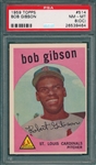 1959 Topps #514 Bob Gibson PSA 8 (OC) *Hi #* *Rookie*