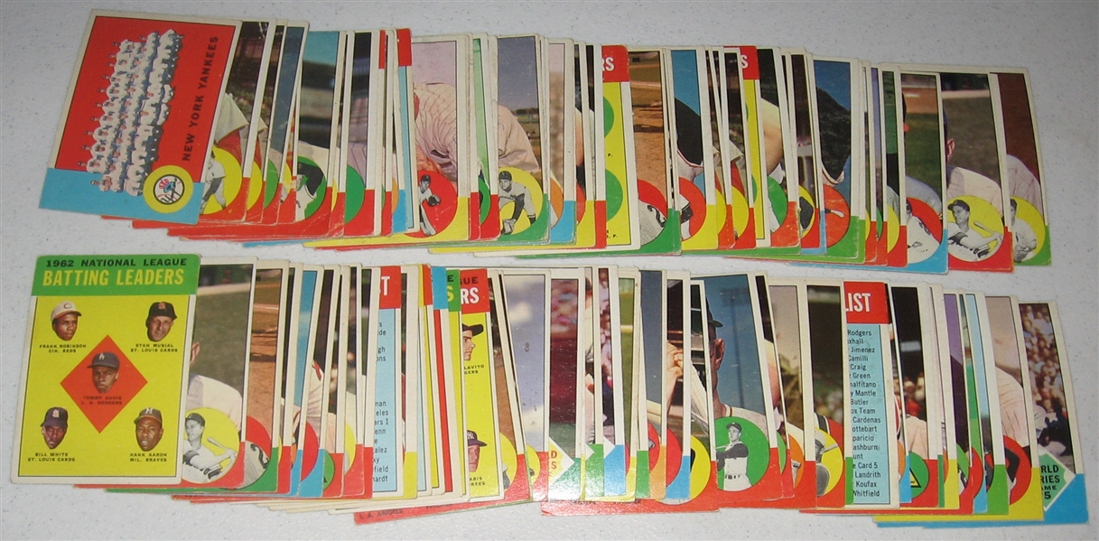 1963 Topps Lot of (95) W/ Musial