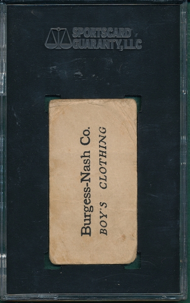 1916 Burgess-Nash Co. #53 Oscar Dugey SGC 20