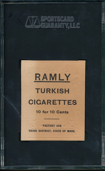 1909 T204 George Ferguson Ramly Cigarettes SGC 88