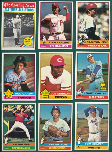 1976 Topps Baseball Partial Set (548/660) Plus (39) Traded