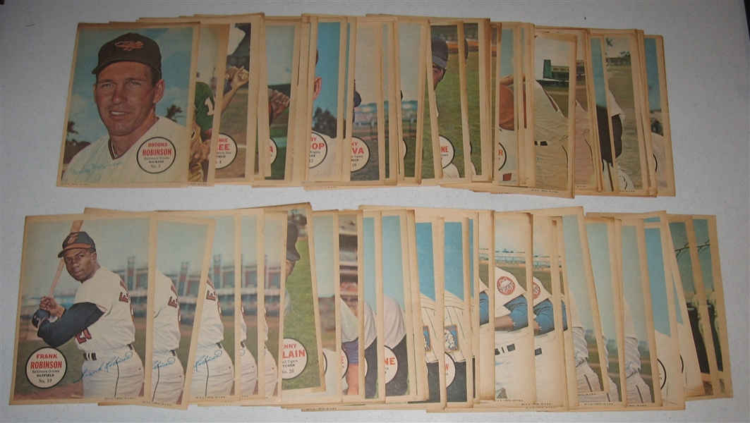 1967 Topps Posters Lot of (97) W/ Two Mantles