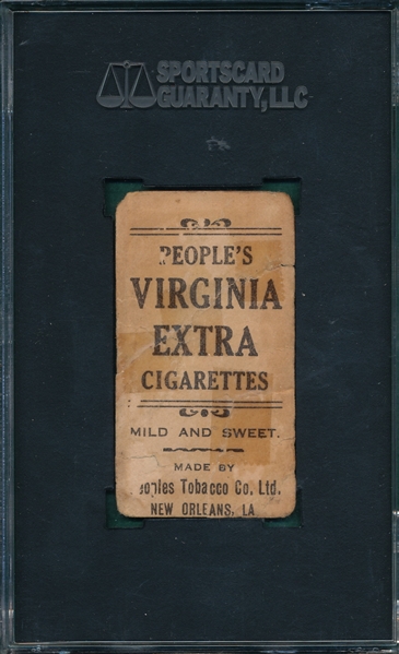 1914 T216 Joe Tinker People's Virginia Extras Tobacco SGC Authentic