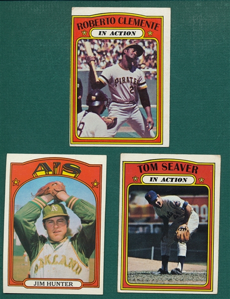 1972 Topps Lot of (703) W/ Clemente