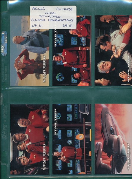 1994-95 Skybox Non Sports Sets Superman (2), X-Files, and Star Trek Lot of (4) 