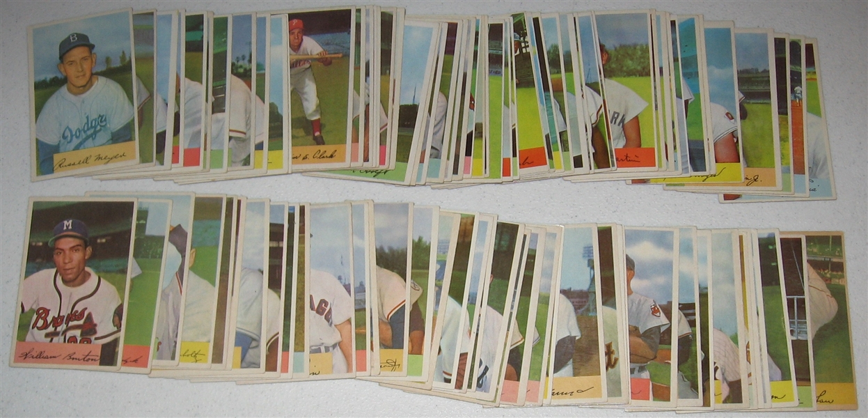 1954 Bowman Baseball Complete Set (224) W/ Mantle PSA *Crease Free*