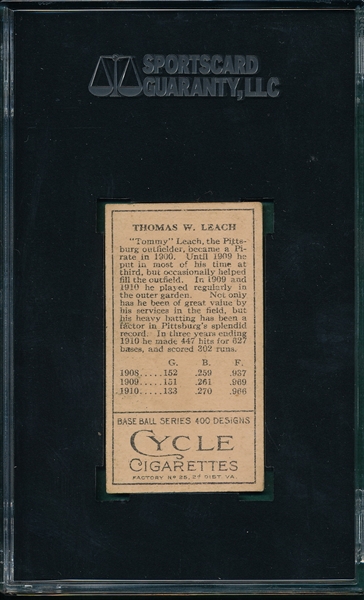 1911 T205 Leach Cycle Cigarettes SGC 70