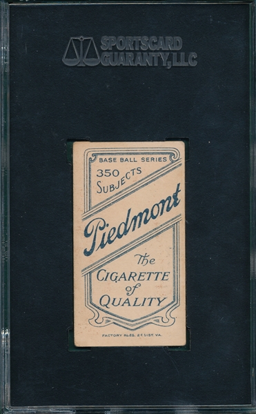 1909-1911 T206 Chappelle Piedmont Cigarettes SGC 60