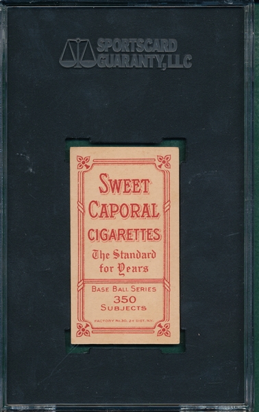 1909-1911 T206 Nattress Sweet Caporal Cigarettes SGC 60