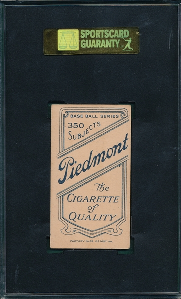 1909-1911 T206 Quillen Piedmont Cigarettes SGC 60