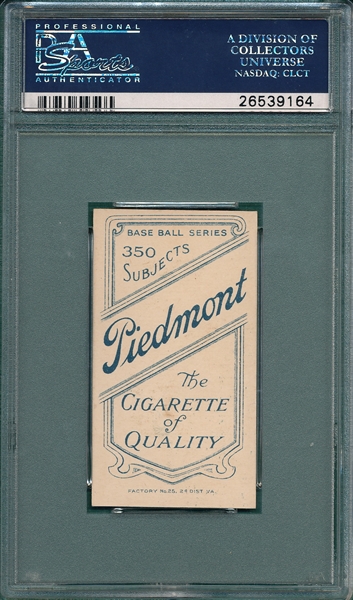 1909-1911 T206 Wilson Piedmont Cigarettes PSA 5