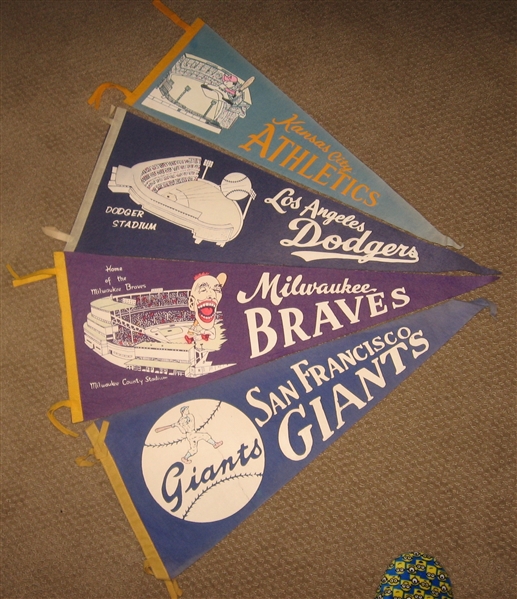 1950/60s Pennants Lot of (4)