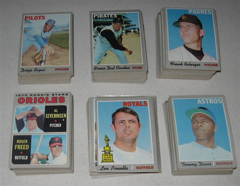 1970 Topps Lot of (350) W/ Banks 