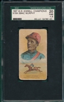 1887 N184 Isaac Murphy, Jockey Kimballs Champion SGC 20