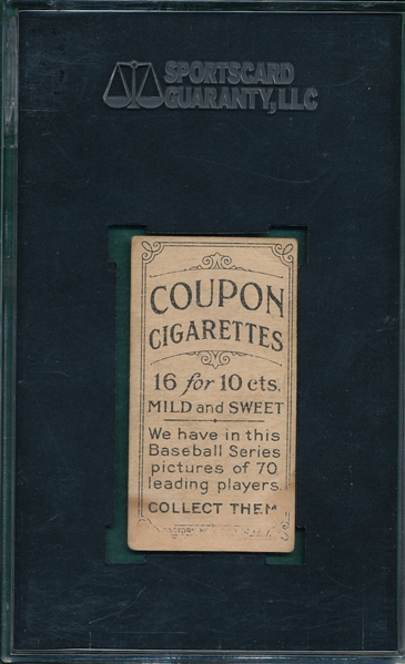 1919 T213-3 Byrne Coupon Cigarettes SGC 10