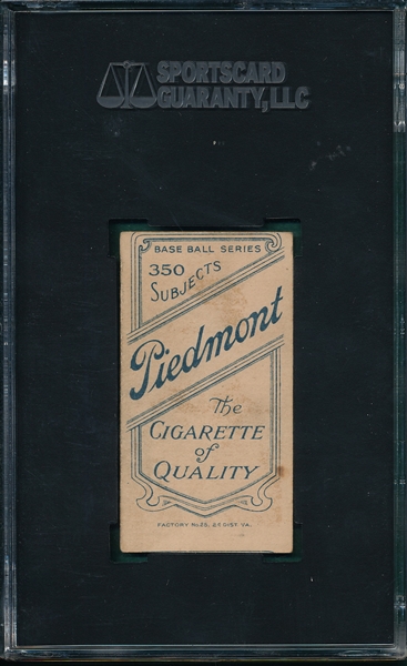 1909-1911 T206 Rossman Piedmont Cigarettes SGC 50
