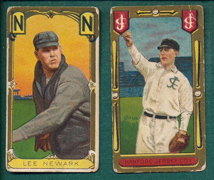1911 T205 Hanford & Lee Hassan Cigarettes Lot of (2) *Minor Leaguers*