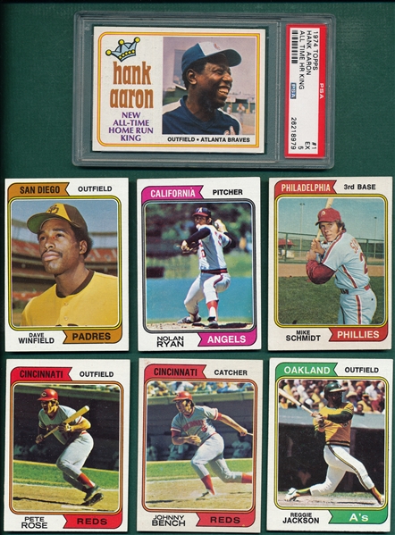 1974 Topps Baseball Complete Set (660) Plus Traded & Checklists *Winfield Rookie*