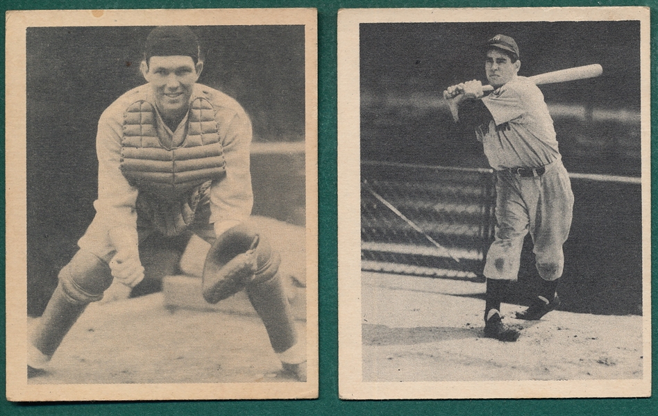 1939 Play Ball Lot of (2) NY Yankees W/ #88 Keller, Rookie, & #30 Dickey