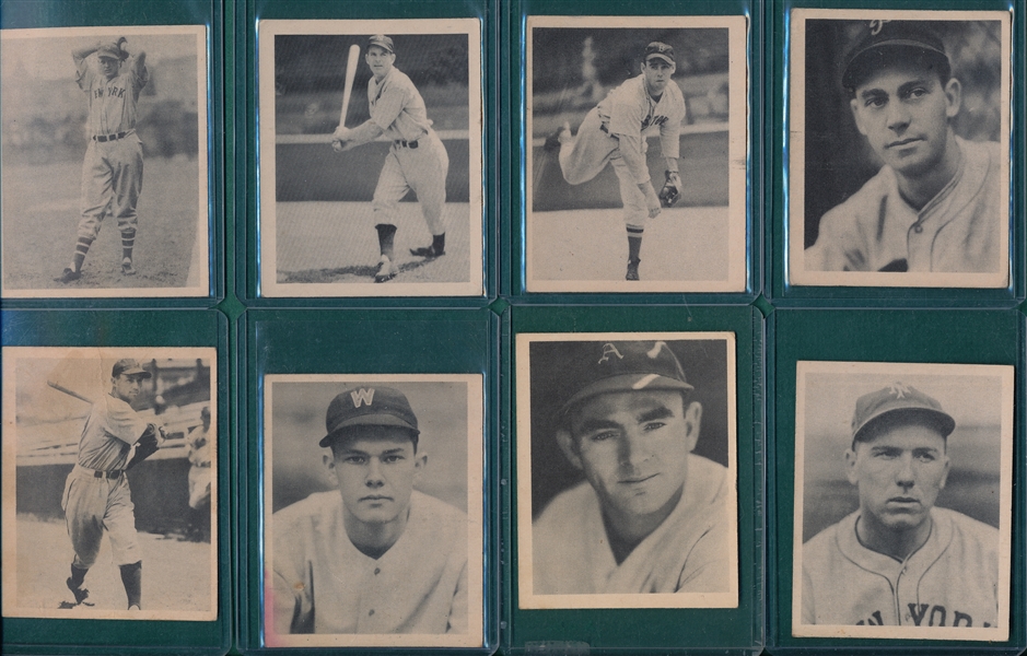 1939 Play Ball Lot of (8) W/ #35 Selkirk