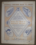 1910s Mills & Hall Tailors, Advertising Pieces W/ Mathewson, Evers & Cobb