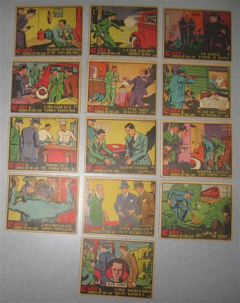 1936 G-Men & Hereos of the Law, Lot of (29)