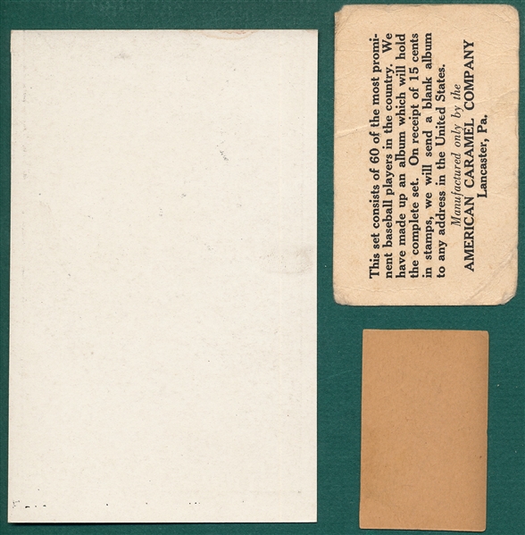 1920s-1930s Lot of (5) of Baseball Cards W/ Joe Dugan