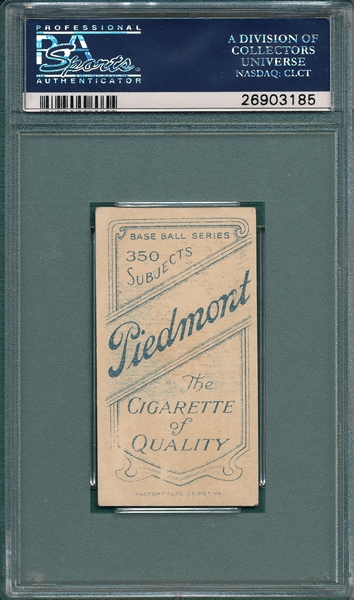 1909-1911 T206 Nattress Piedmont Cigarettes PSA 5