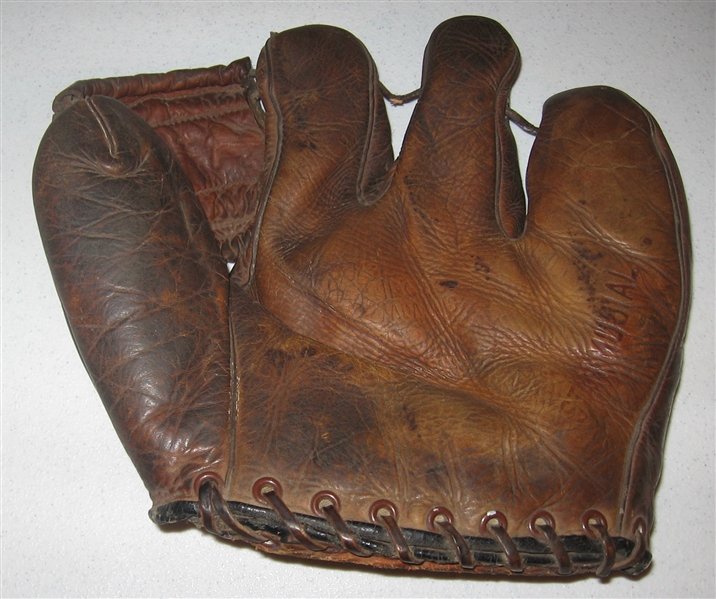 Stan Musial Three Finger Baseball Glove