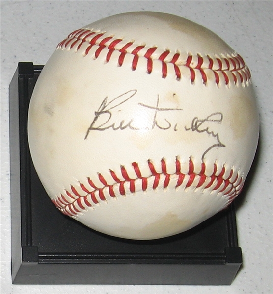 Bill Dickey Signed Baseball Beckett Authentic