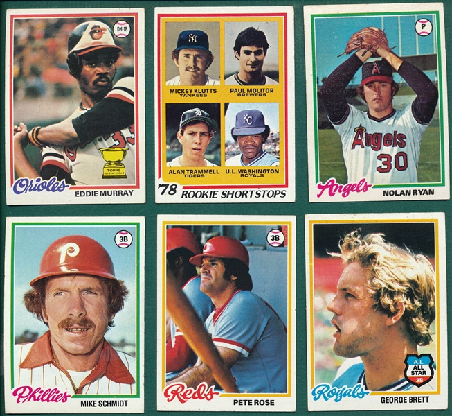 1978 Topps Baseball Complete Set (726) *Murray, Molitor Rookies*